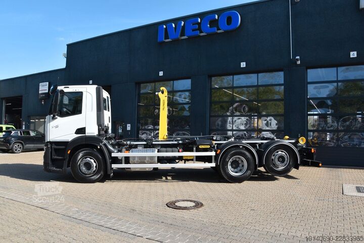 Camion benne à bras amovible IVECO X-WAY AD280X46Y-PS Abrollkipper PALFINGER HT20TE