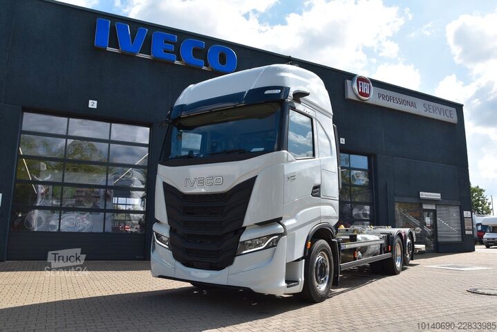 Felépítménycserélő teherautó IVECO S-WAY AS260S50Y-FSCM Multiwechsler/LBW u-faltbar