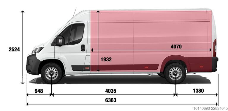 Kastenwagen hoch FIAT Ducato H2 Kastenwagen 35 L4H2 180 Multijet Maxi