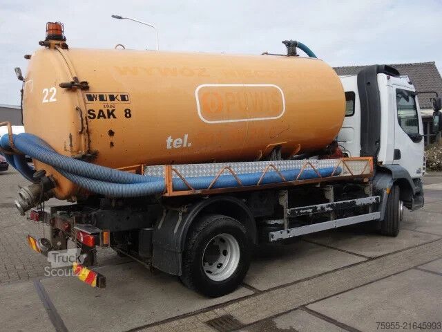 Zuigvoertuig DAF LF 220 VACUUMTANK 7000 LITER ZUIGPERS