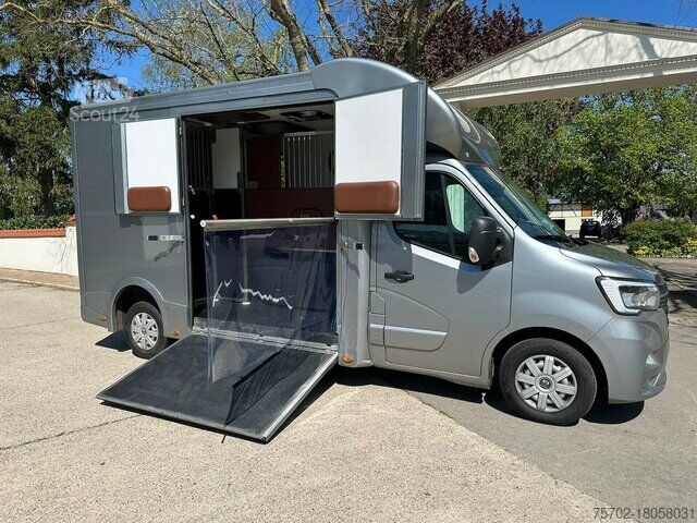 Μεταφορέας ζώων Renault Master Haras ATM 1-2 Pferde Automatik 180 PS