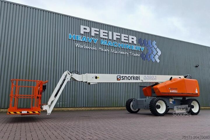 Plate-forme télescopique Snorkel 660SJ Valid Inspection, *Guarantee! CE, Diesel, 4x