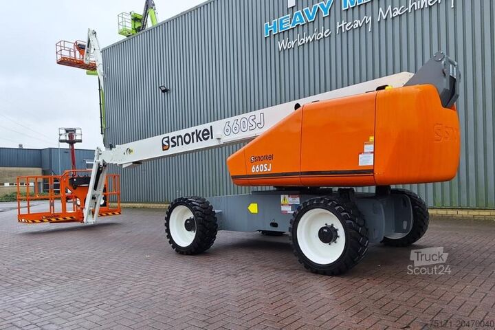 Plate-forme télescopique Snorkel 660SJ Valid Inspection, *Guarantee! CE, Diesel, 4x