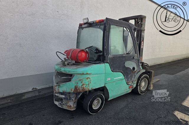 LPG gaffeltrucker Mitsubishi FG 35 N