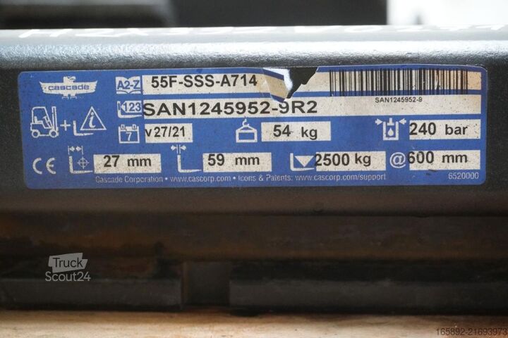 Gaffel Cascade CASCADE 55F-SSS-A714, Breite 1040 mm