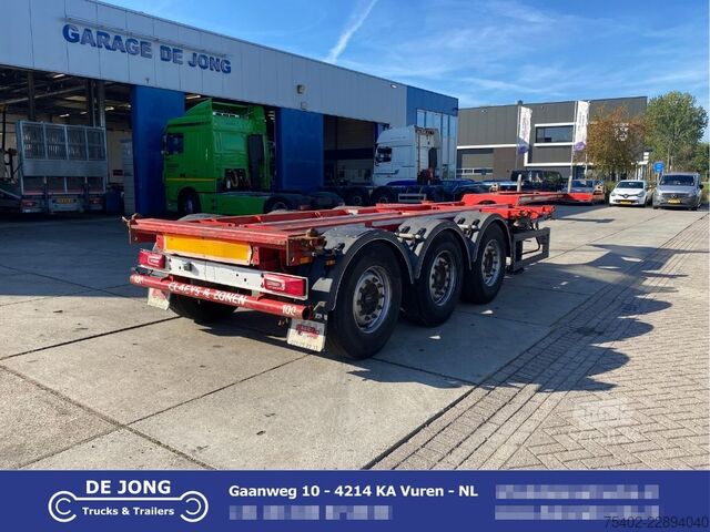 Transport de conteneurs A&D LPRS24 / 2x Extendable / 1x Lift Axle / Disc Br...