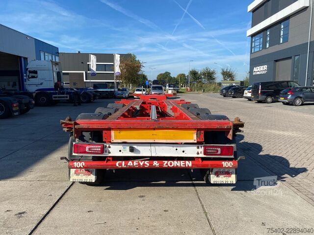 Transport de conteneurs A&D LPRS24 / 2x Extendable / 1x Lift Axle / Disc Br...