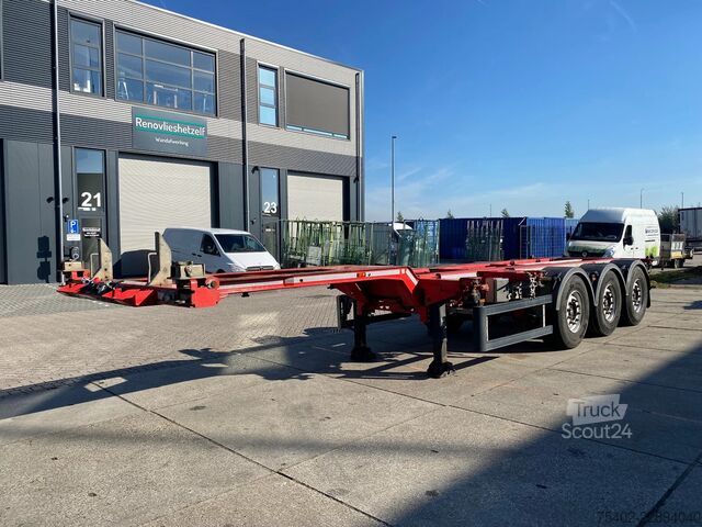 Transport de conteneurs A&D LPRS24 / 2x Extendable / 1x Lift Axle / Disc Br...