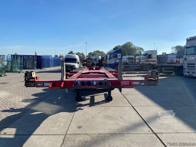 Transport de conteneurs A&D LPRS24 / 2x Extendable / 1x Lift Axle / Disc Br...