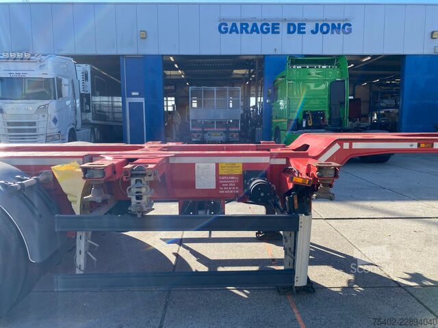 Transport de conteneurs A&D LPRS24 / 2x Extendable / 1x Lift Axle / Disc Br...
