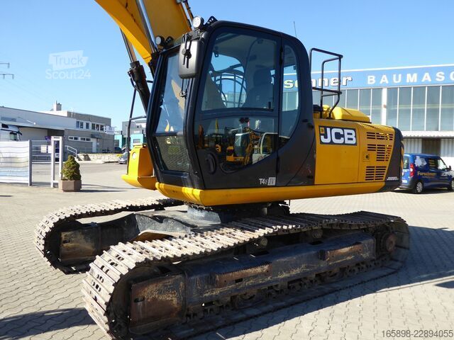 Lánctalpas kotrógép JCB JS220 LC mit Oilquick OQ70/55