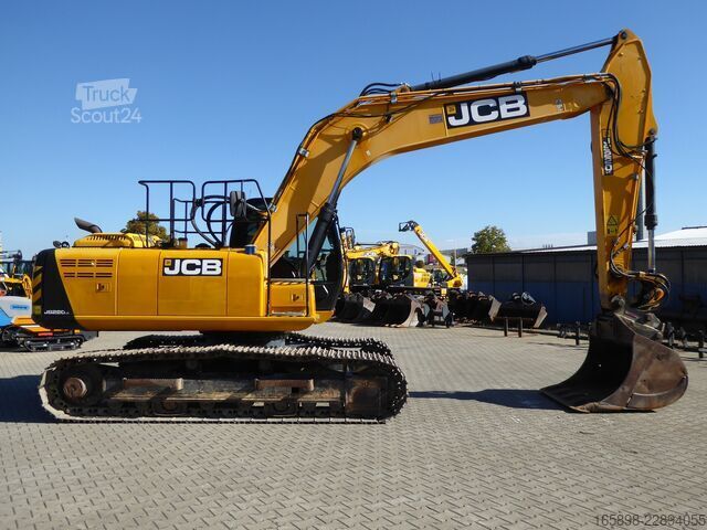 Lánctalpas kotrógép JCB JS220 LC mit Oilquick OQ70/55