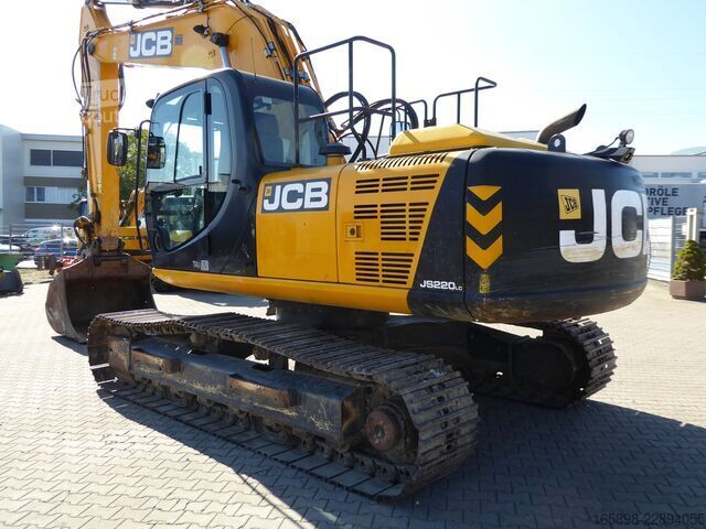 Lánctalpas kotrógép JCB JS220 LC mit Oilquick OQ70/55