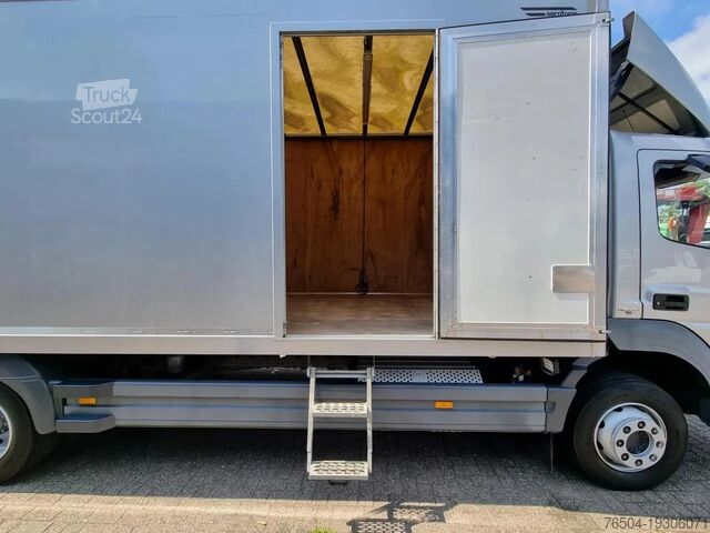 Kovček Mercedes-Benz Atego 1218 Koffer/ Ladebordwand/ Airco/ Grau Me...