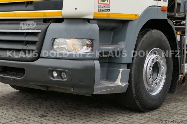 Āķa konteineru automašīna DAF CF 85.360 Abrollkipper Kran Lift-/Lenkachse