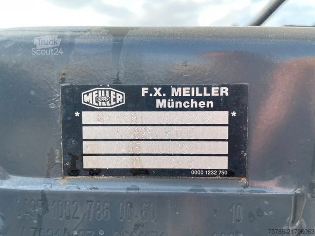 Tippbil MERCEDES-BENZ Axor 1833 AK 4x4/ Meiller/ MKG 10m=1t/ Org. 139t