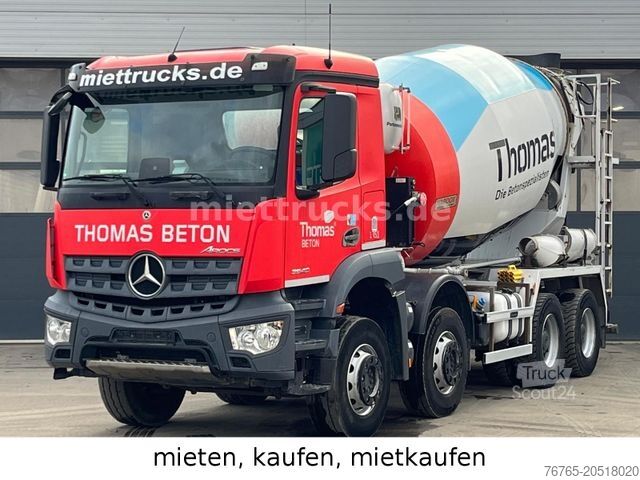Kamion mikser za beton MERCEDES-BENZ 3540B 8x4 Putzmeister 10cbm/big axle