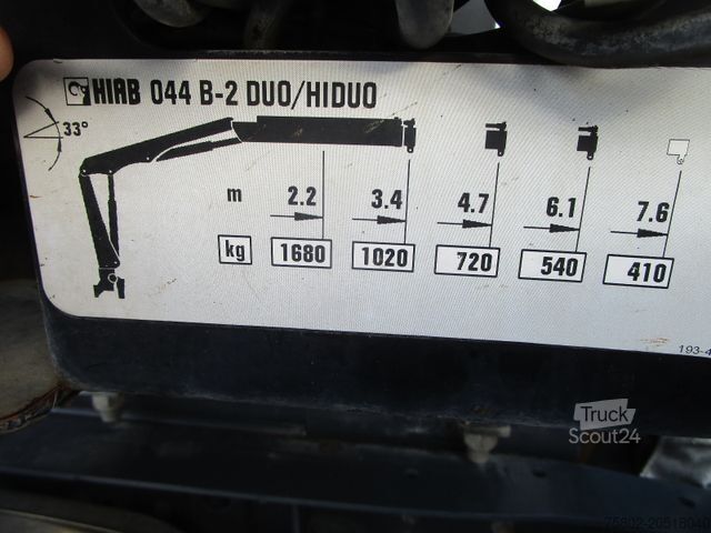 Transporter mit Kipper MERCEDES-BENZ Atego 822K*Kipper+Ladekran+2xAHK+Modell.2014*