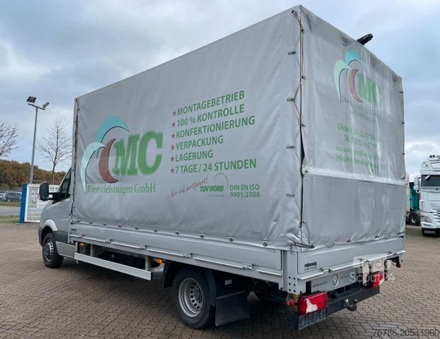 Transporter mit Pritsche & Plane MERCEDES-BENZ Sprinter 519 CDI Pritsche/ Autom./ AC/ org. KM