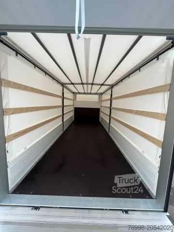 Platós teherautó ponyvával RENAULT Renault D 16 4x2 Pritsche + Plane