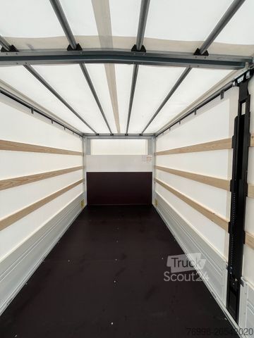 Plattewagen met zeil RENAULT Renault D 16 4x2 Pritsche + Plane