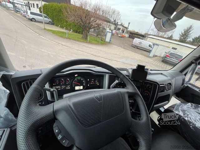 Вантажівка з платформою і тентом RENAULT Renault D 16 4x2 Pritsche + Plane