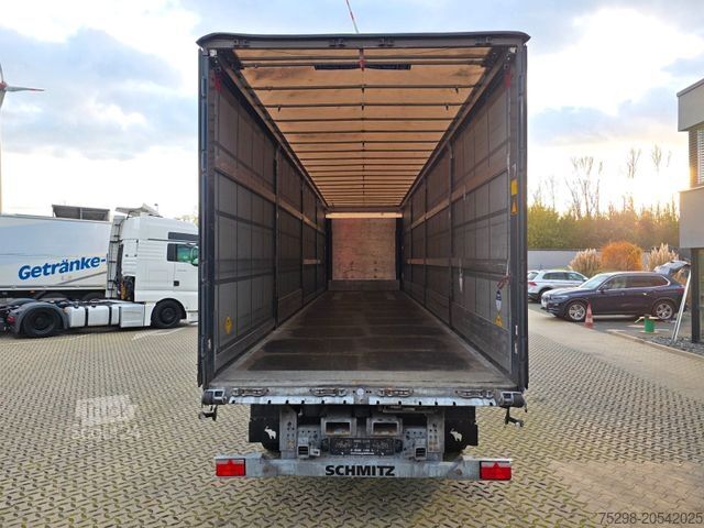 Naczepa otwarta z plandeką SCHMITZ CARGOBULL SCS 24/L / Palettenk. / Staplerh. / Lenk.