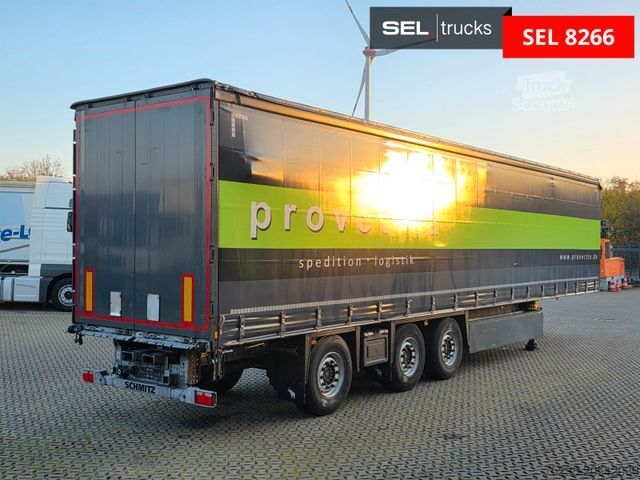 Auflieger mit Pritsche & Plane SCHMITZ CARGOBULL SCS 24/L / Palettenk. / Staplerh. / Lenk.