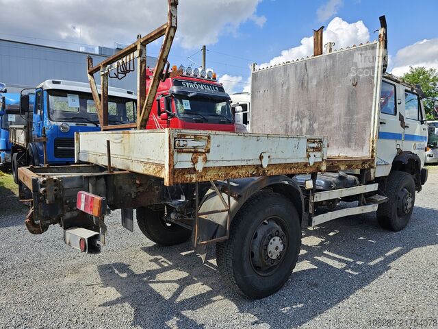 Camion cu platformă MAN VW-MAN 8.150 FAE G90 4x4 Doppelkabine