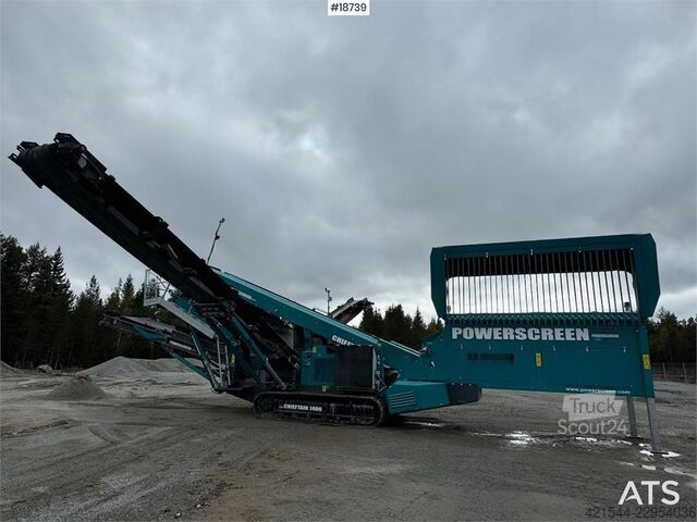  Powerscreen Chieftain 1400 Screening plant