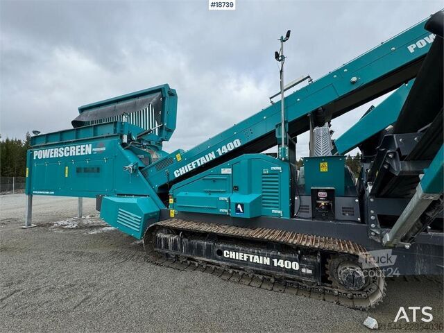  Powerscreen Chieftain 1400 Screening plant