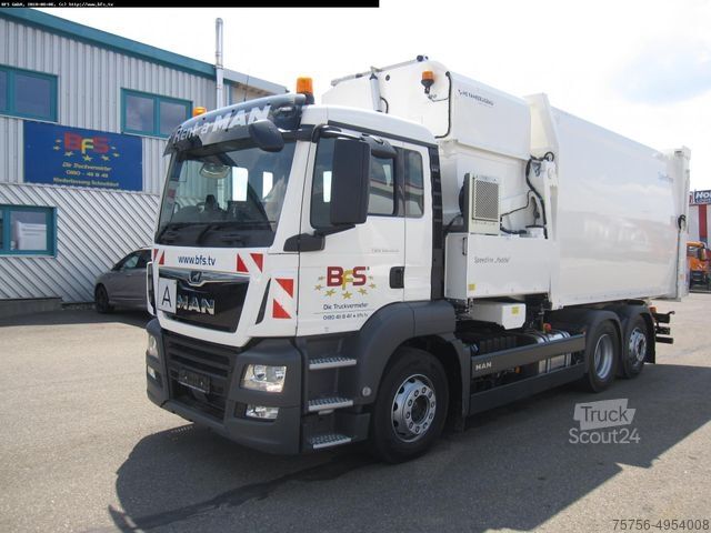 Garbage truck MAN TGS 26.320 6x2-4 LL HS SL Speedline 27 PPK - ViS
