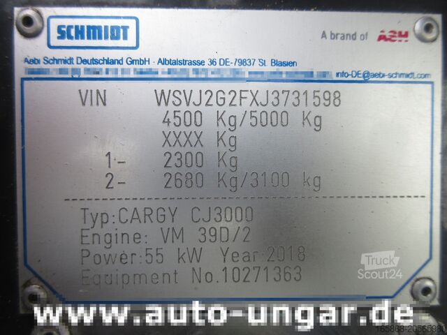 Schwemmfahrzeug Schmidt CityJet 3000 Swingo + Cargy Schwemmer