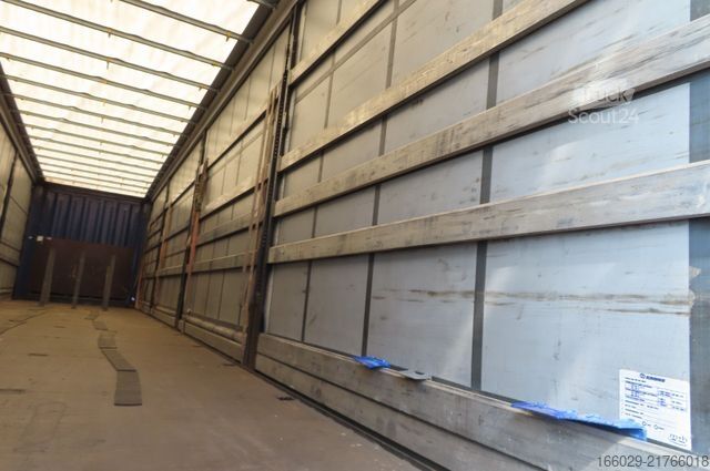 Auflieger mit Pritsche & Plane KRONE Plnenauflieger