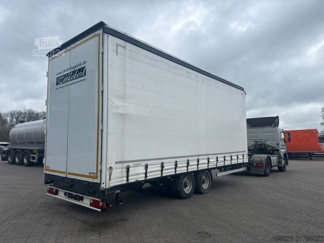 Atvira priekaba su tentu  Wiese Tandemanhänger