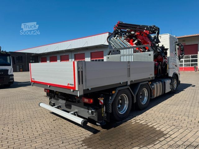 Camión de carga pesada VOLVO Volvo FH500 6x4 mit Fassi F545 Kran JIB Winde so