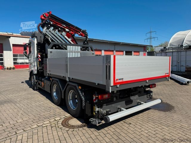 Camión de carga pesada VOLVO Volvo FH500 6x4 mit Fassi F545 Kran JIB Winde so
