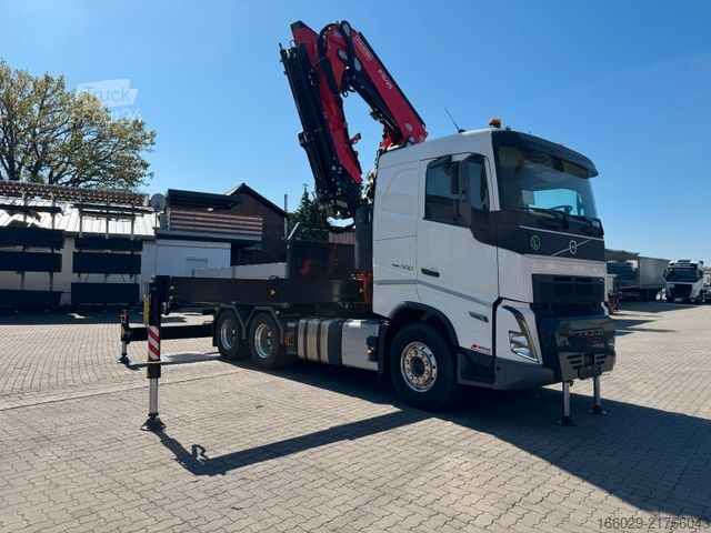 Camión de carga pesada VOLVO Volvo FH500 6x4 mit Fassi F545 Kran JIB Winde so