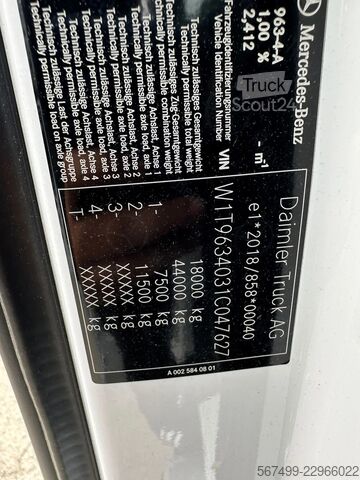 Štandard-SZM Mercedes-Benz Actros 1851 Standard, BigSpace, New Tacho G2v2