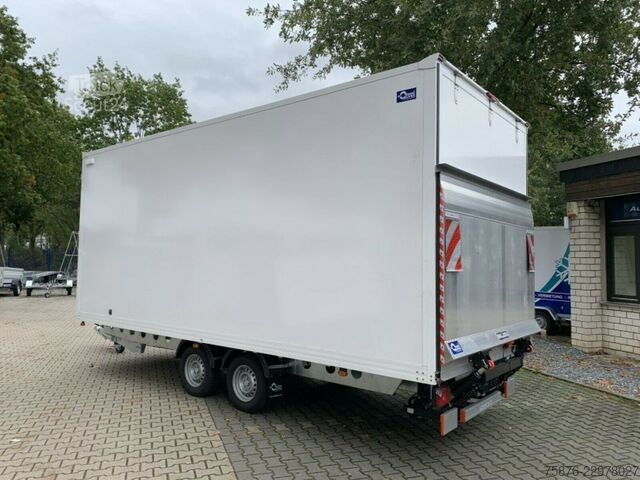 Prikolica sa sandukom BLYSS Kofferanhänger Ladebordwand 580x230x240 3500kg