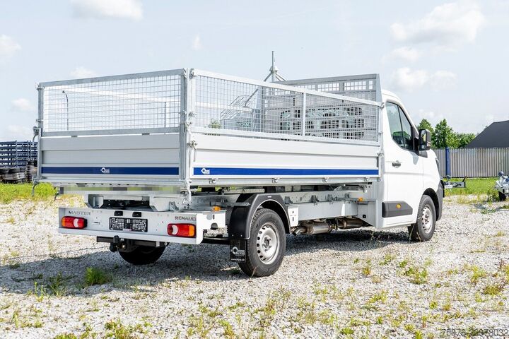 Kravas mikroautobuss ar pašizgāzēju RENAULT Master Kipper + Laubgitter