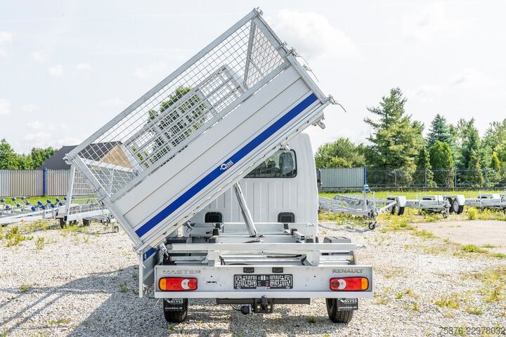 Kravas mikroautobuss ar pašizgāzēju RENAULT Master Kipper + Laubgitter
