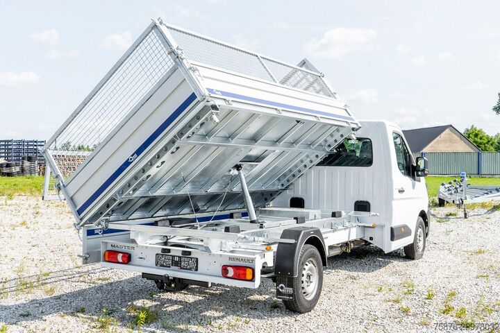 Kravas mikroautobuss ar pašizgāzēju RENAULT Master Kipper + Laubgitter