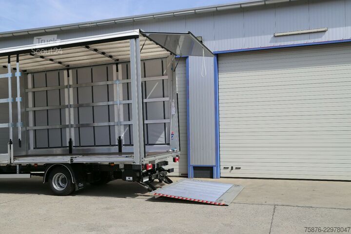 Gardinsidet varebil IVECO Daily 70C21A8/P Planenaufbau 550x248x280 cm LBW