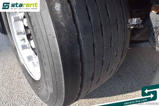 Semiremorcă deschisă cu prelată KRONE Megatrailer Hubdach Liftachse Safe Curtain