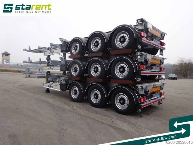 Semirremolque con caja intercambiable FLIEGL Containerchassis ADR, 1x20/2x20/1x30/1x40/1x45