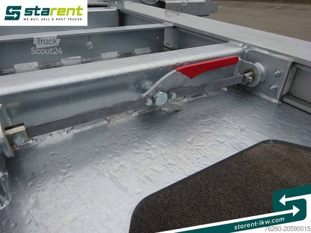 Semiremorcă cu caroserie interschimbabilă FLIEGL Containerchassis ADR, 1x20/2x20/1x30/1x40/1x45