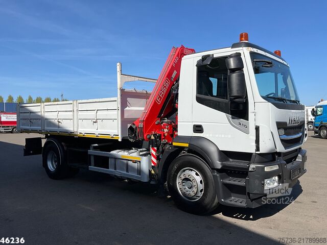 Wywrotka z dźwigiem Iveco Stralis AD190S31 Euro 6 Fassi 15 Tonmeter laadk...
