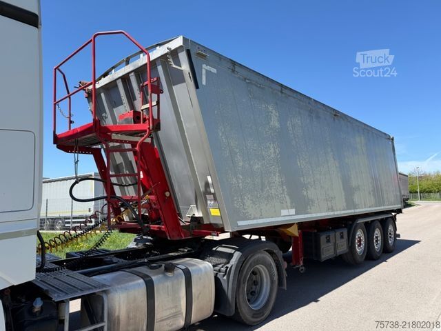 Полуремарке самосвал KEMPF SKM 35-3/ 47m³/Luft-Lift/Stahl-Alu