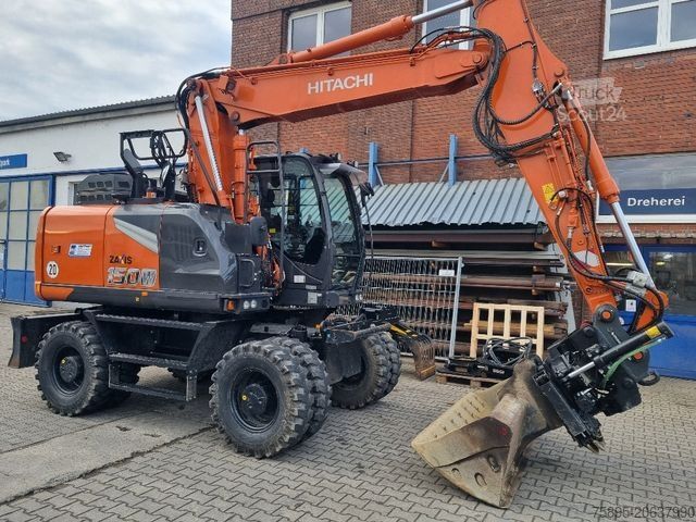 Mobiele graafmachine HITACHI ZX150W-7+ SW OQ 60+ Tilt